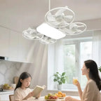 Ventilateur LED Plafonnier Télécommandé 2x1