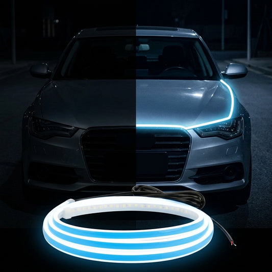 شريط LED أمامي يمنح سيارتك مظهرًا رياضيًا مميزًا