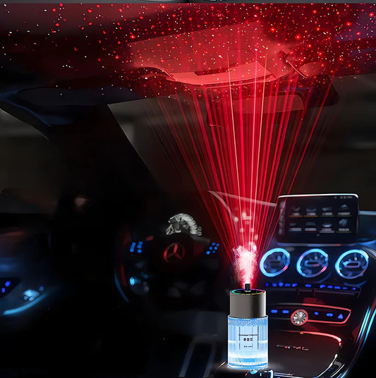 Original Parfum Auto Sans Fil avec Effet Ciel Étoilé Relaxant