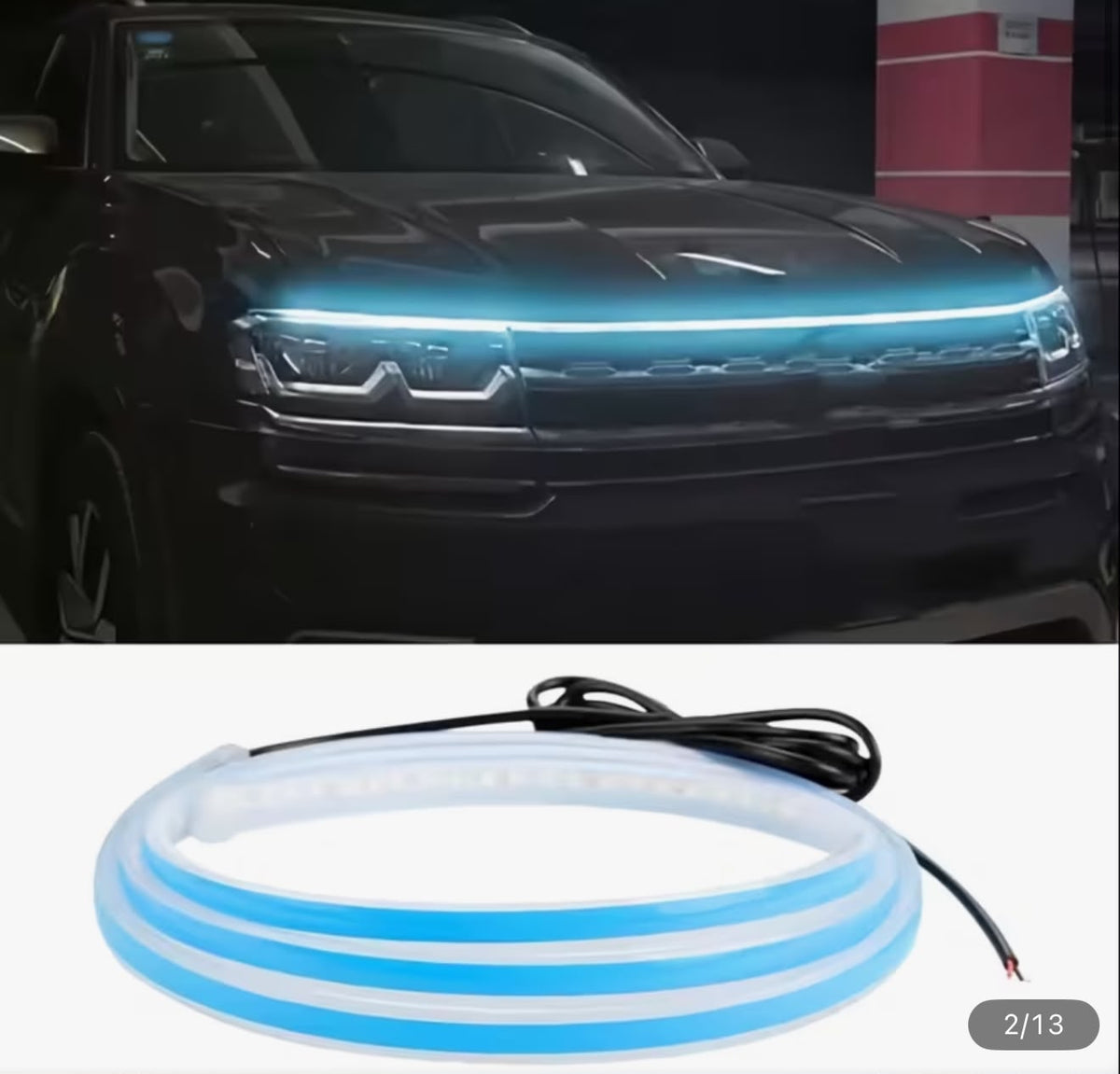 شريط LED أمامي يمنح سيارتك مظهرًا رياضيًا مميزًا